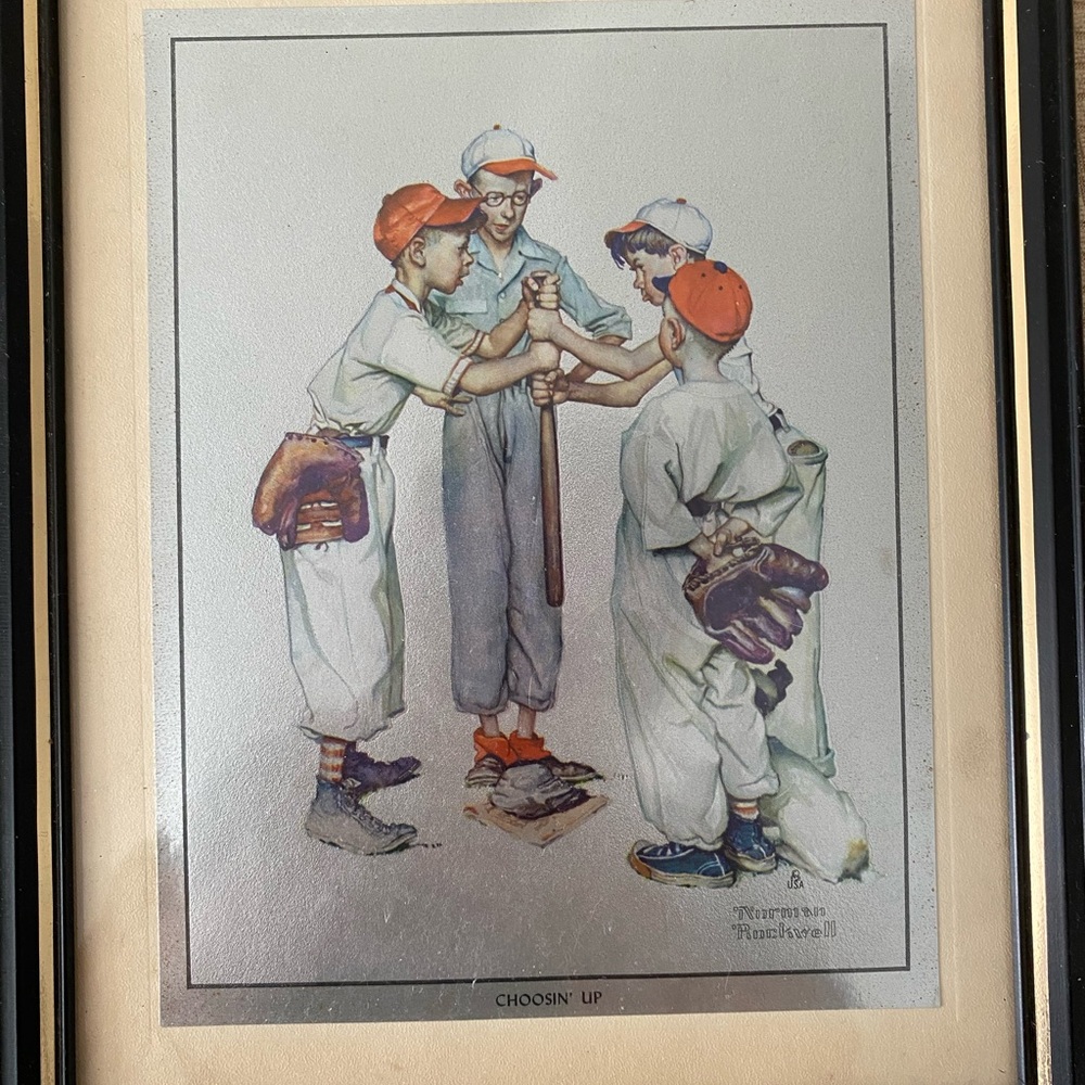 Norman Rockwell “Choosing Up”